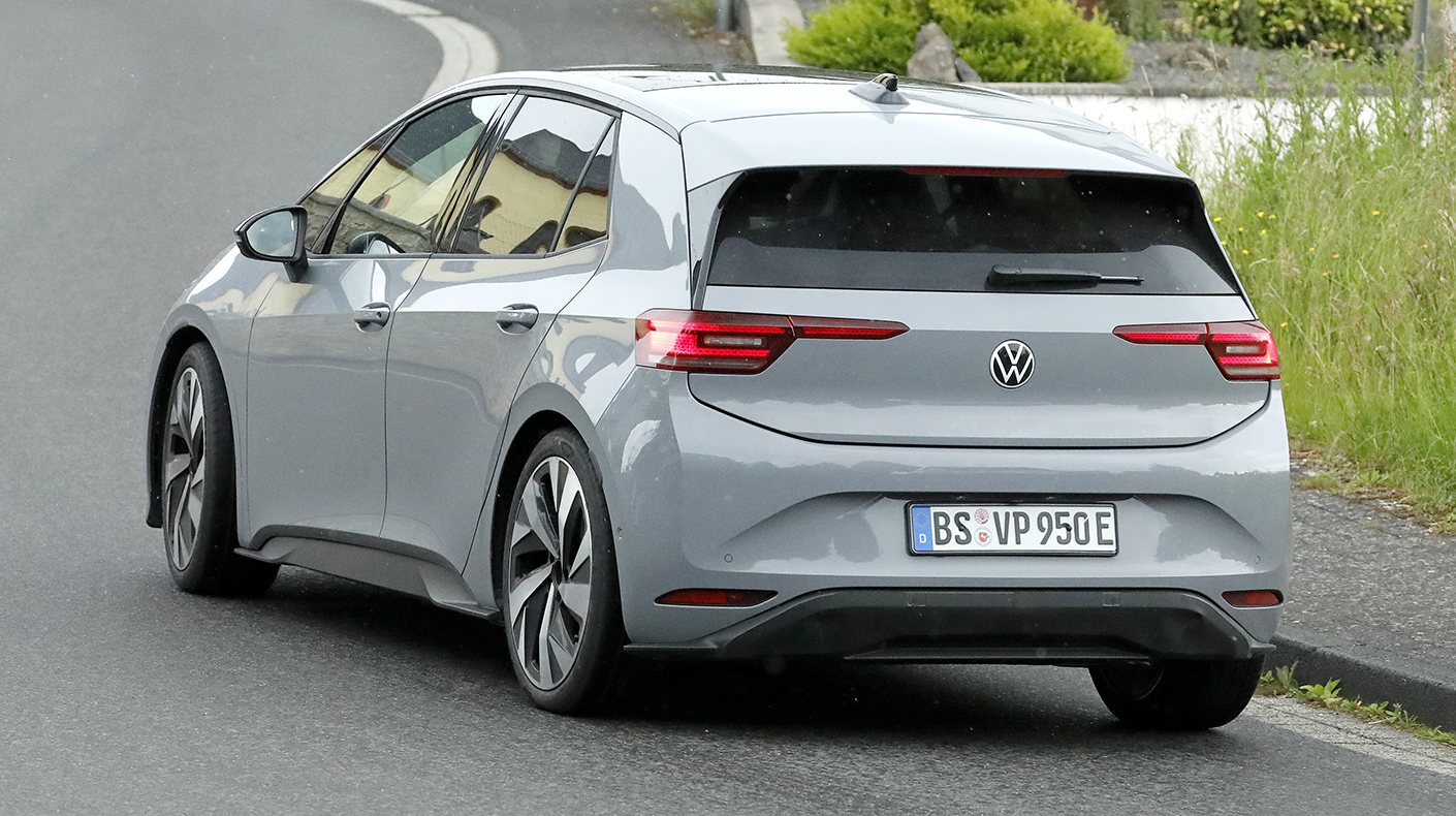 A prototype of the new VW ID.3 Neo GTX testing.