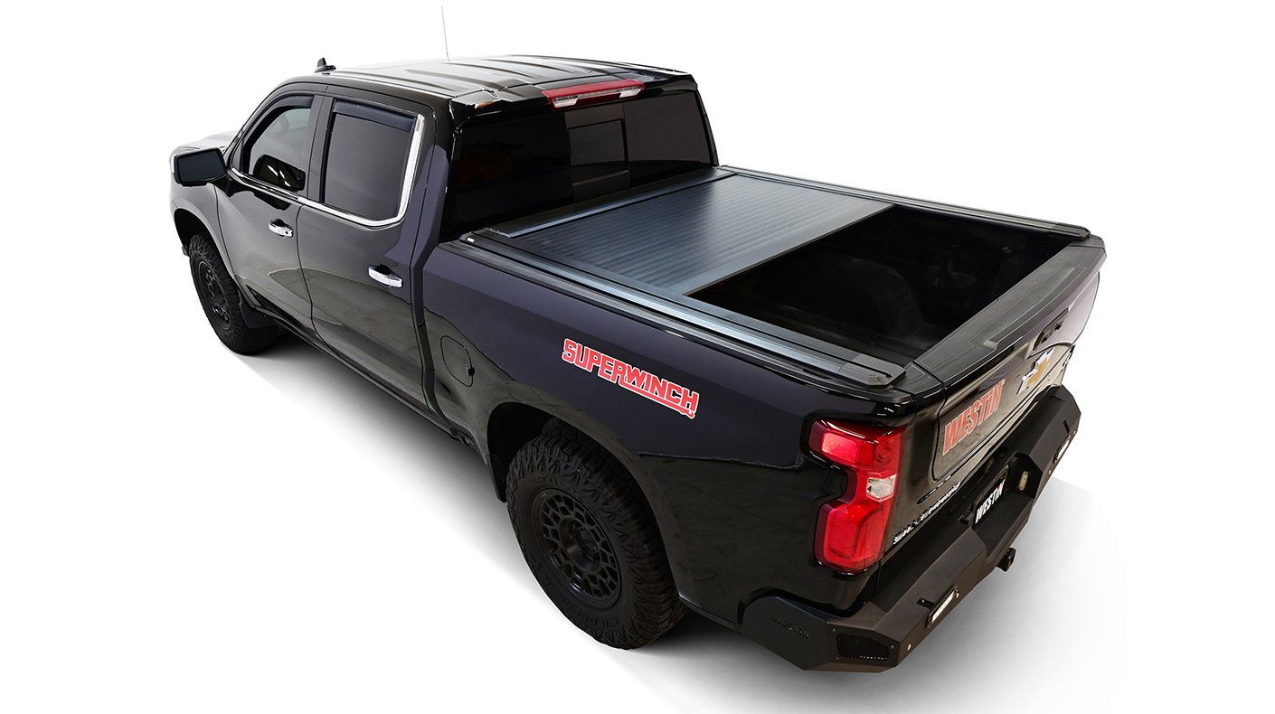 The Power Retractable Tonneau Truck Bed Cover. 