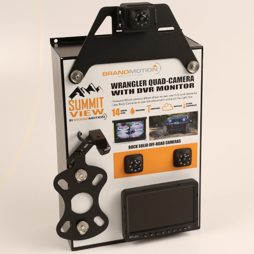 Jeep Wrangler Quad-Camera With DVR System